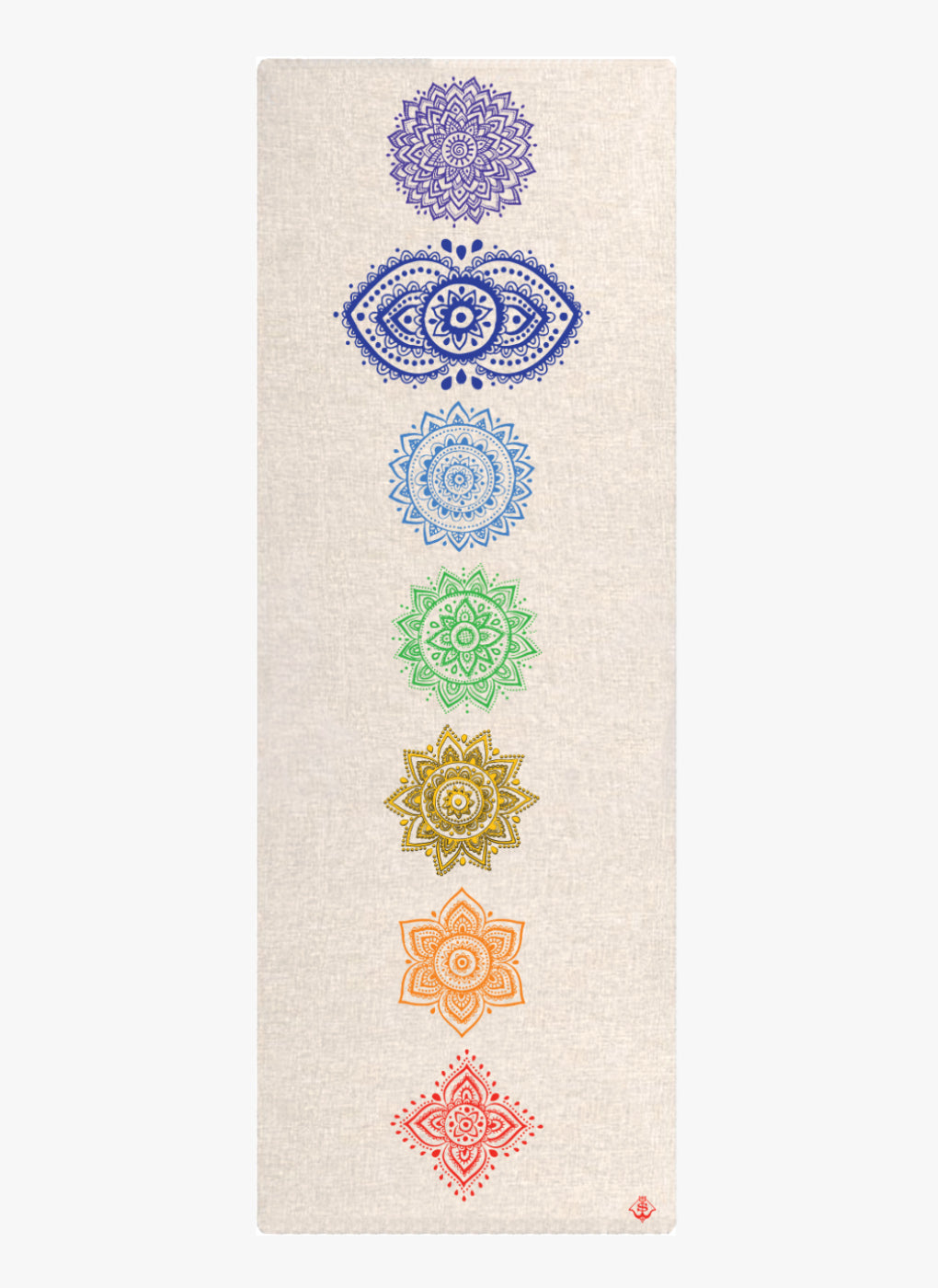 Chakra Hemp Yoga Mat