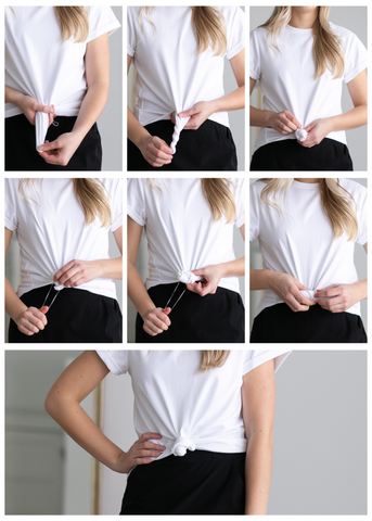 How to tie a t-shirt, two easy ways! – Inherit Co.