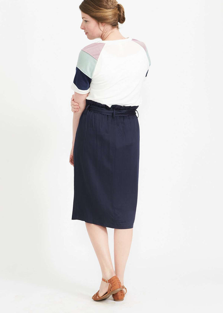Modest Women's Button Up Paper Bag Skirt | Inherit Clothing Company ...
