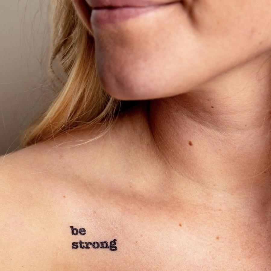 Tattoo Quotes About Being Strong QuotesGram