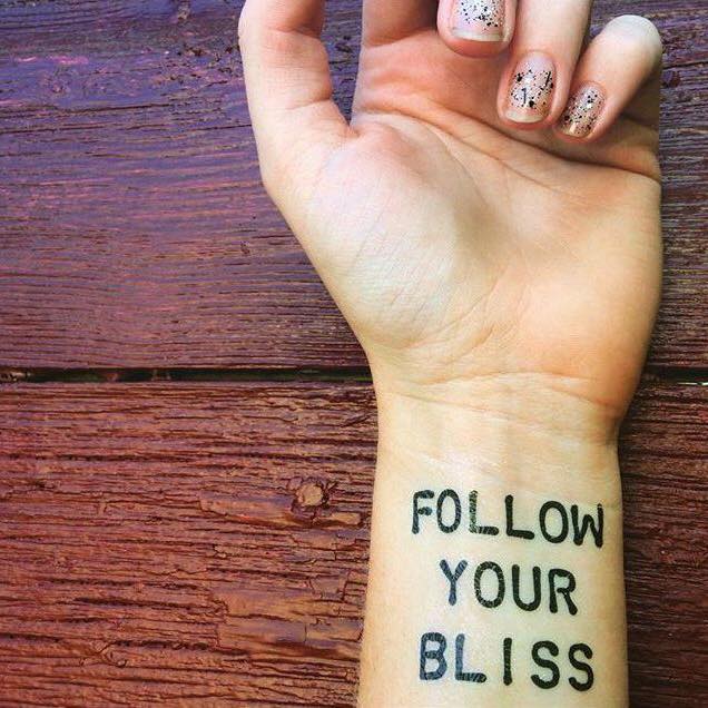 Follow Your Bliss by Christina Walker TattooNOW