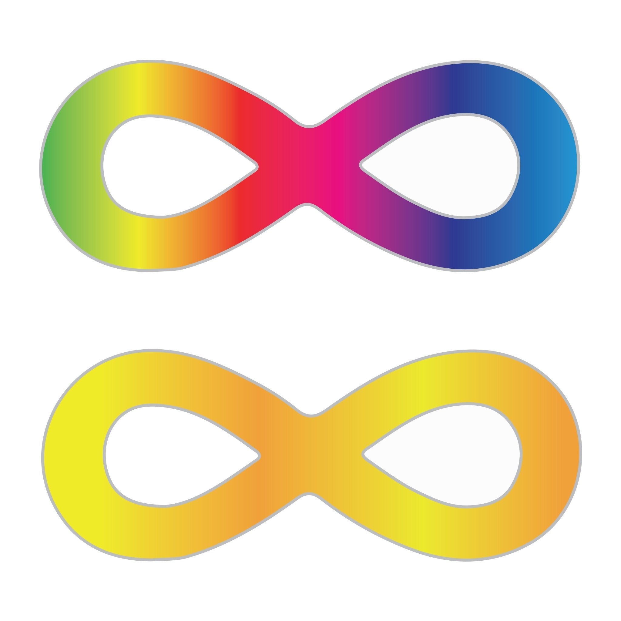 Rainbow  Gold Infinity Signs AutismNeurodiversity Advocacy Manifes   Conscious Ink