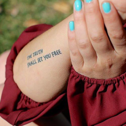 Buy Tattify Wild And Free Temporary Tattoo  Spirit Set of 2  Other  Styles Available  High Quality and Fashionable Temporary Tattoos  Tattoos  that are Long Lasting and Waterproof Online at desertcartINDIA