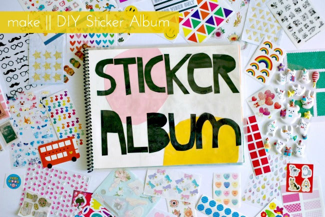 Diy Sticker Album Kid Made Modern