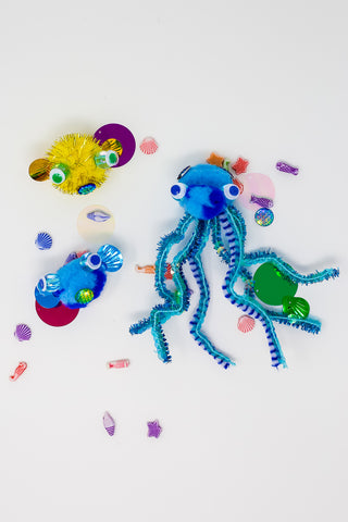 Amigurumi Octopus Toy Aquarium