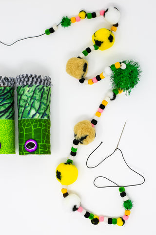 DIY Bumble Bee Pom Poms