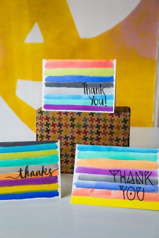DIY Thank You Cards Done