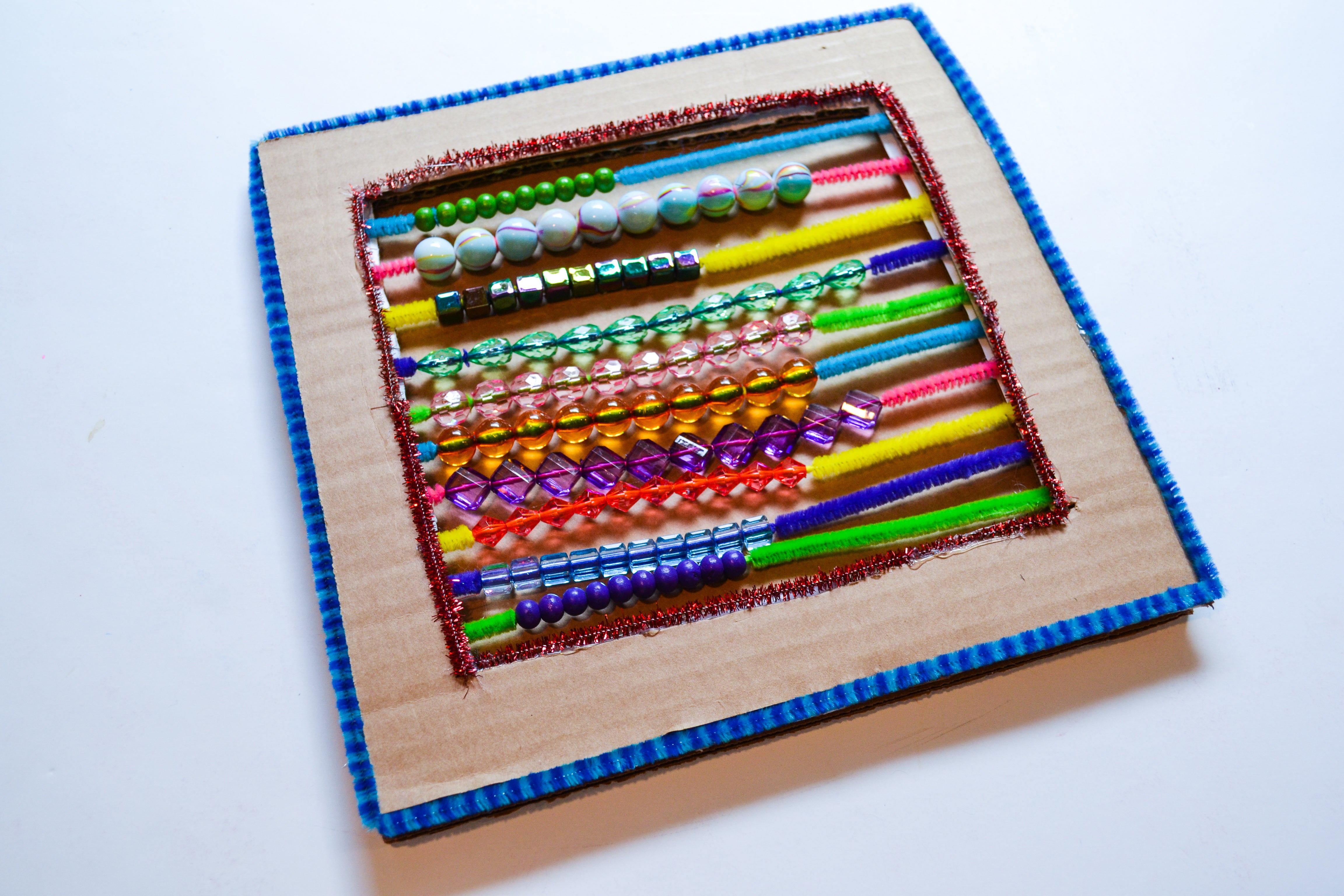 DIY Cardboard Abacus Step 5