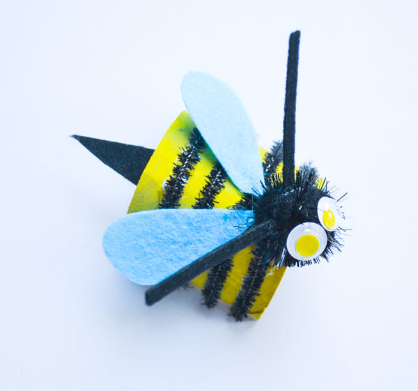 Bumble Bee Toy With Pom Pom