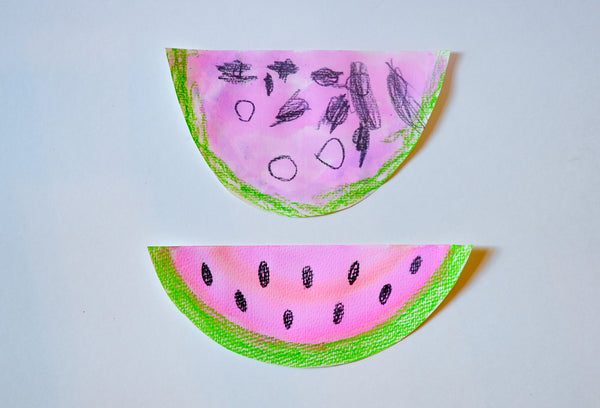 Wood Canvas Painting Watermelon Craft Kit for Kids DIY Kit Home Activity  Craft Supplies 