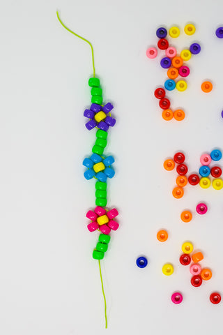 DIY Toy Stringing Beads With 3 Strings