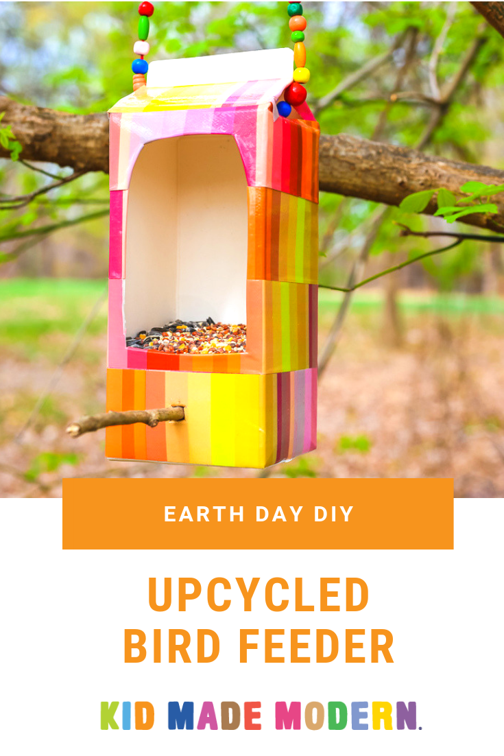 Upcycled Bird Feeder DIY for Earth Day