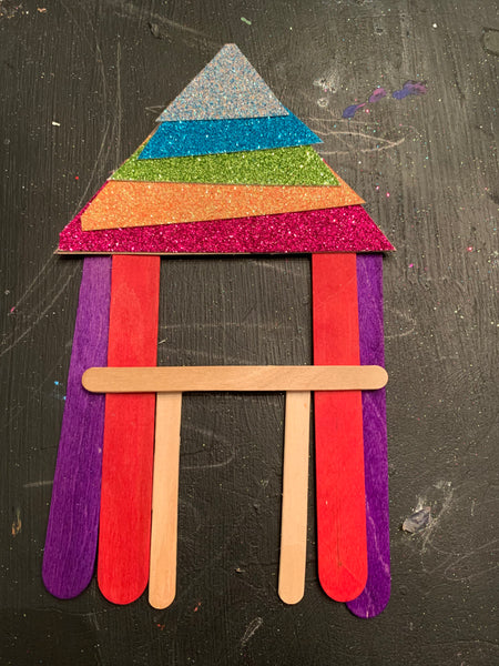 DIY Craft Stick Fairy House