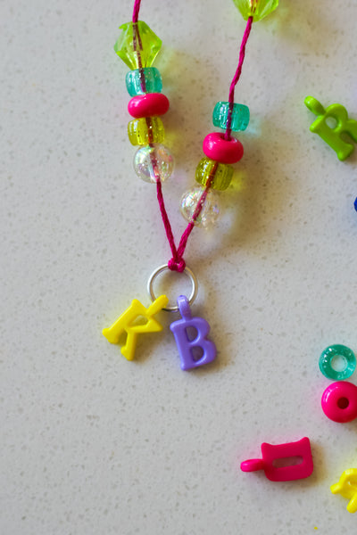 DIY Custom Name Necklace Alphabet Letters