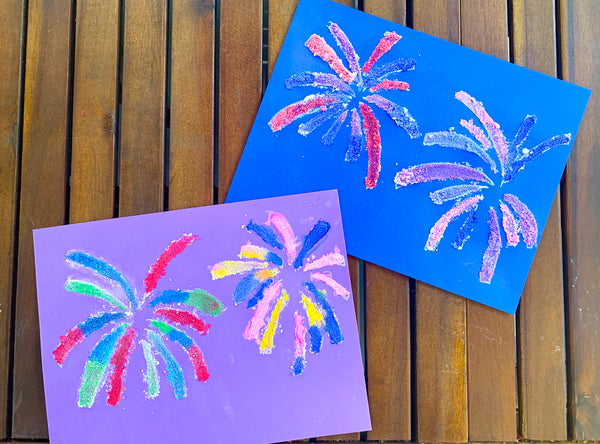 DIY July 4th Fireworks Art | Kid Made Modern