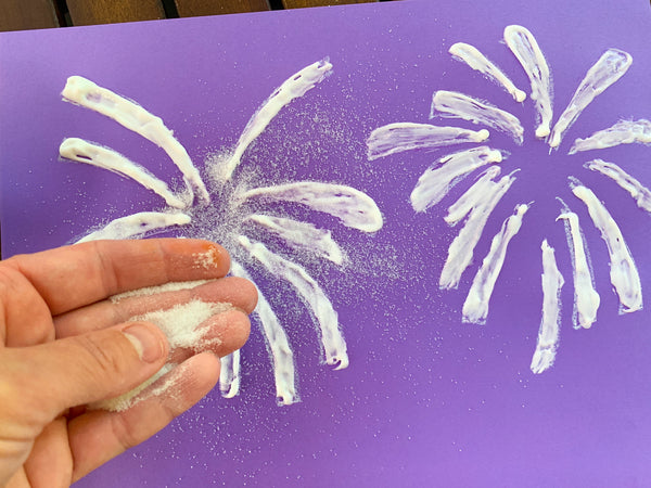 DIY July 4th Fireworks Art | Kid Made Modern 