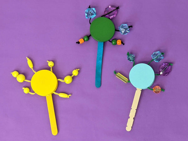 New Year's Colorful Noisemakers DIY