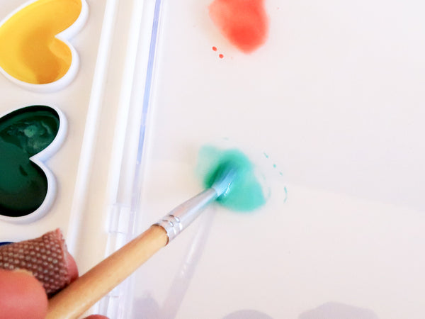 DIY Watercolor Bouquet Painting with 3D Hearts| Kid Made Modern