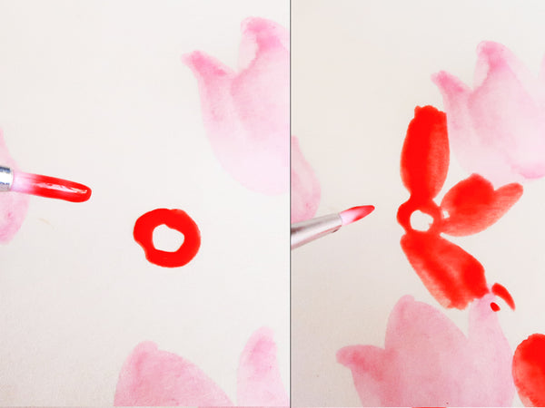 DIY Watercolor Bouquet Painting with 3D Hearts| Kid Made Modern