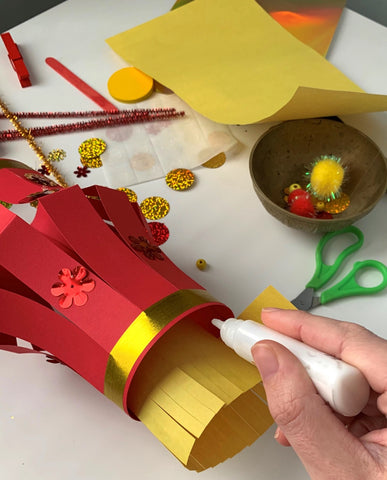 Lunar New Year Paper Lantern DIY