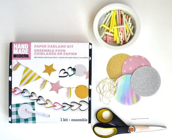 Handmade Modern Paper Garland Kit