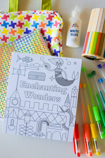 Coloring Book Pen Holder – Kid Made Modern