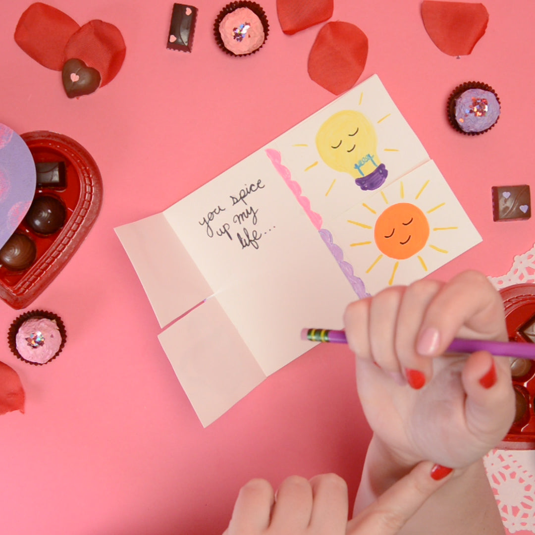 DIY Avocado Valentine Card