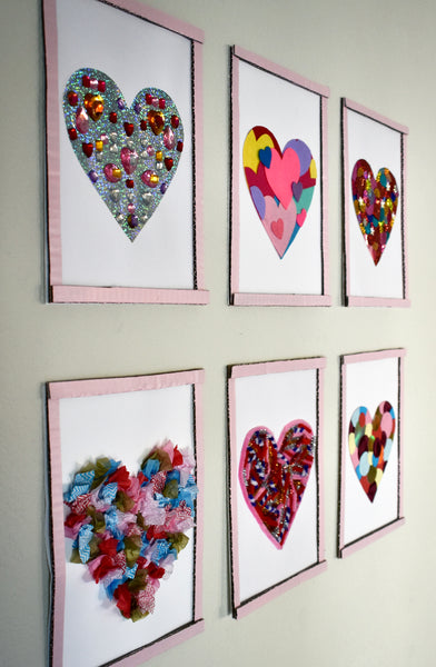 Valentine Heart Gallery Wall – Kid Made Modern