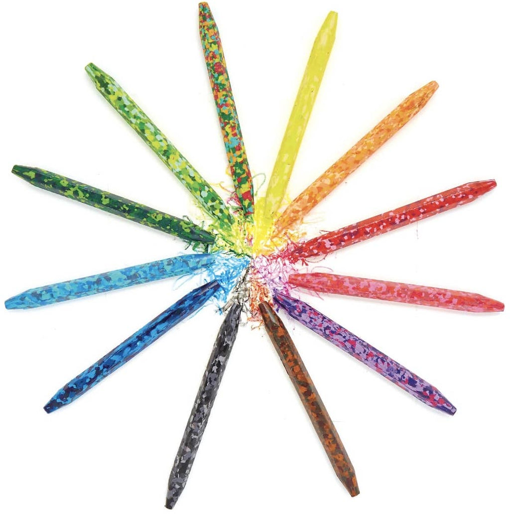 Confetti crayons