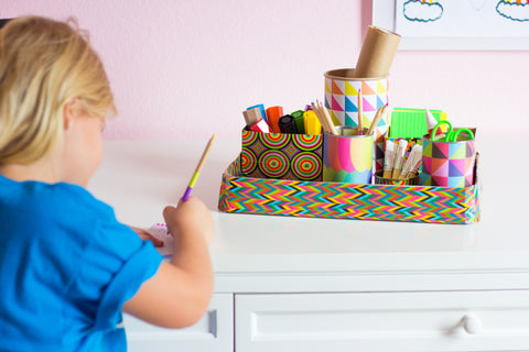 Recycled Desk Organizer – Kid Made Modern