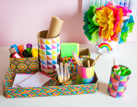 Recycled Desk Organizer Step 4