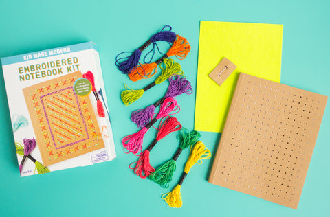 Embroidered Notebook Kit