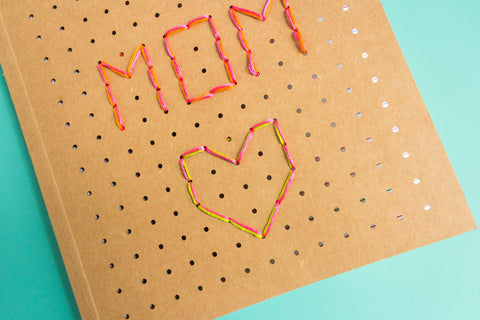 Embroidered Mom Love Design