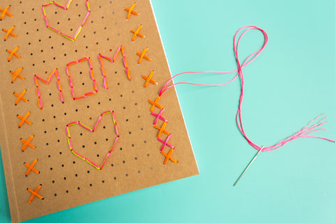 Mom Week: Make an Embroidered Journal for Mom - Design Improvised