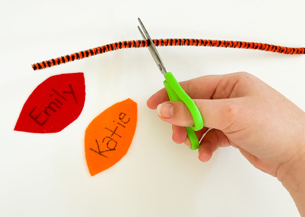 cutting fuzzy stick