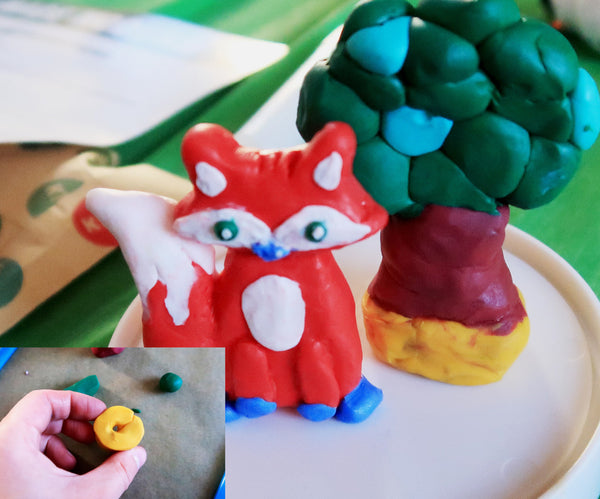 Fox in the Forest Snow Globe Clay Craft | Kid Made Modern