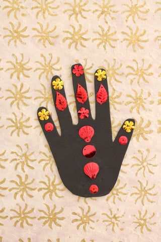 Black Color Robotic Hand Design