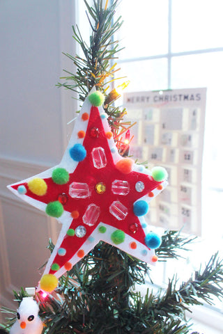 Shining Star At Christmas Tree