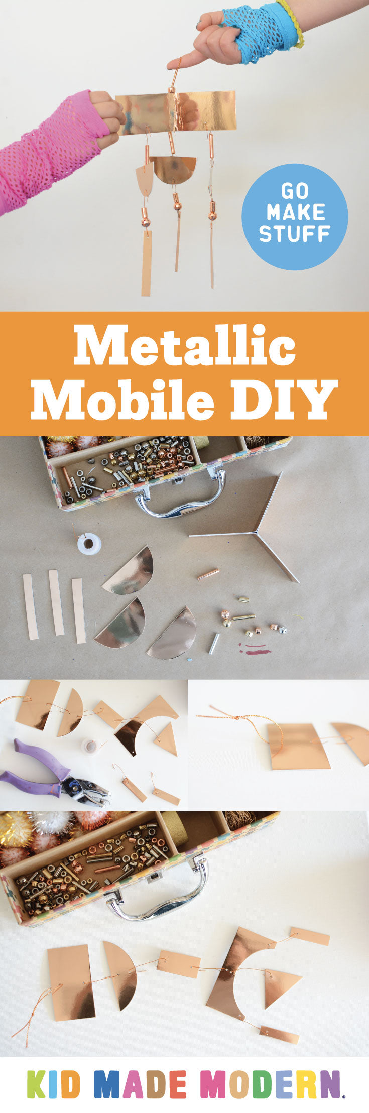 Metallic Mobiel DIY Pinterest Image