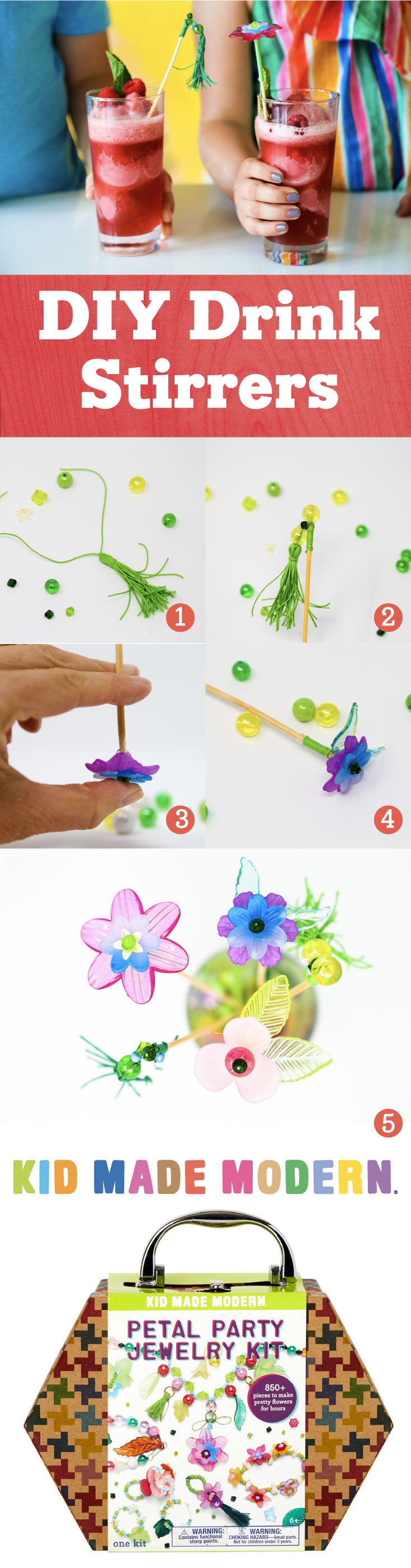 DIY Drink Stirrers Pinterest