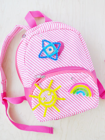 Pipe Cleaner Embroidery Backpack