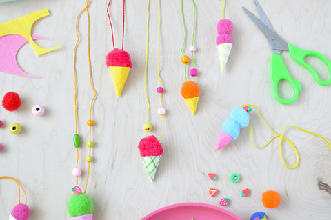 Pom Pom Ice Cream Done