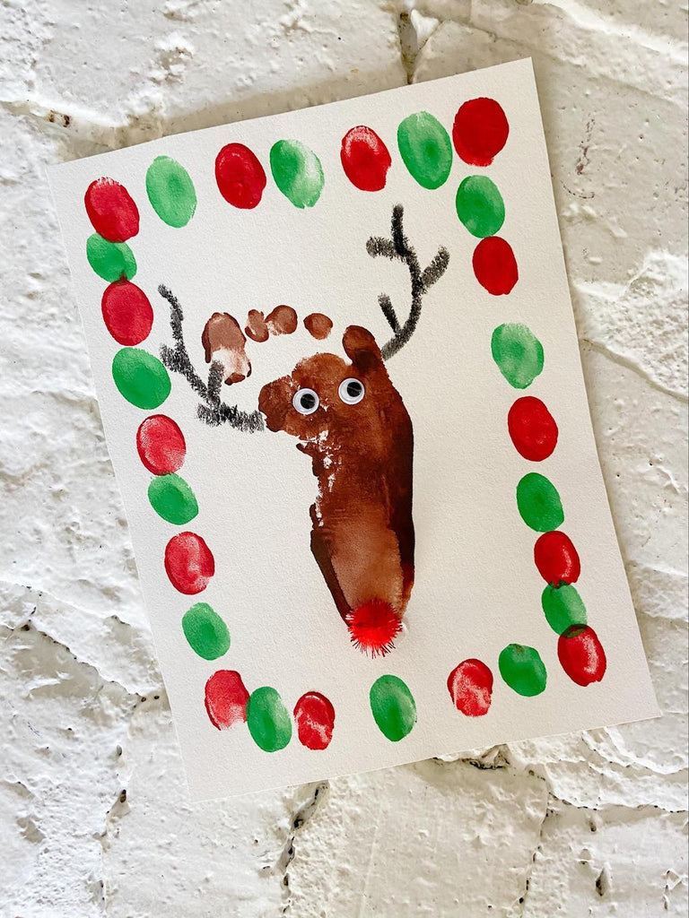 Reindeer paint crafts
