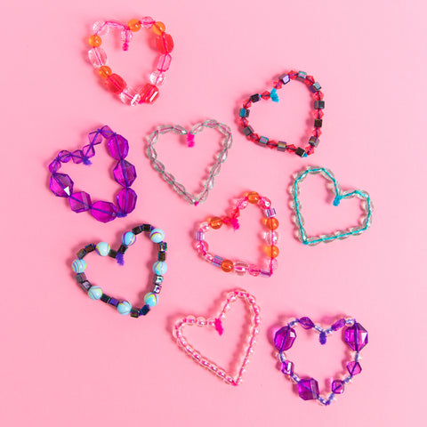 Valentine's Day Beaded Hearts DIY – Kid Made Modern