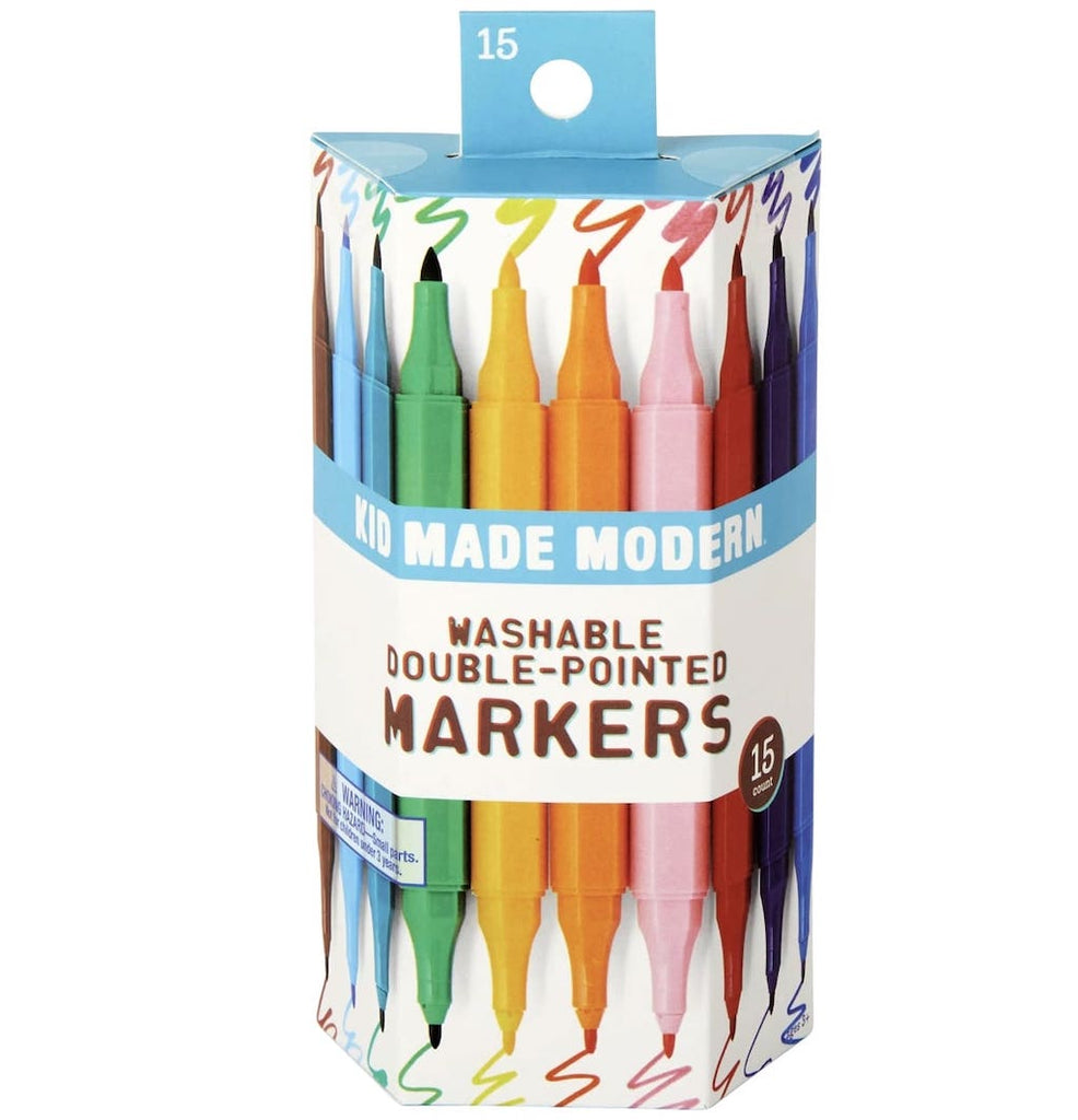 Washable double-pointer markers