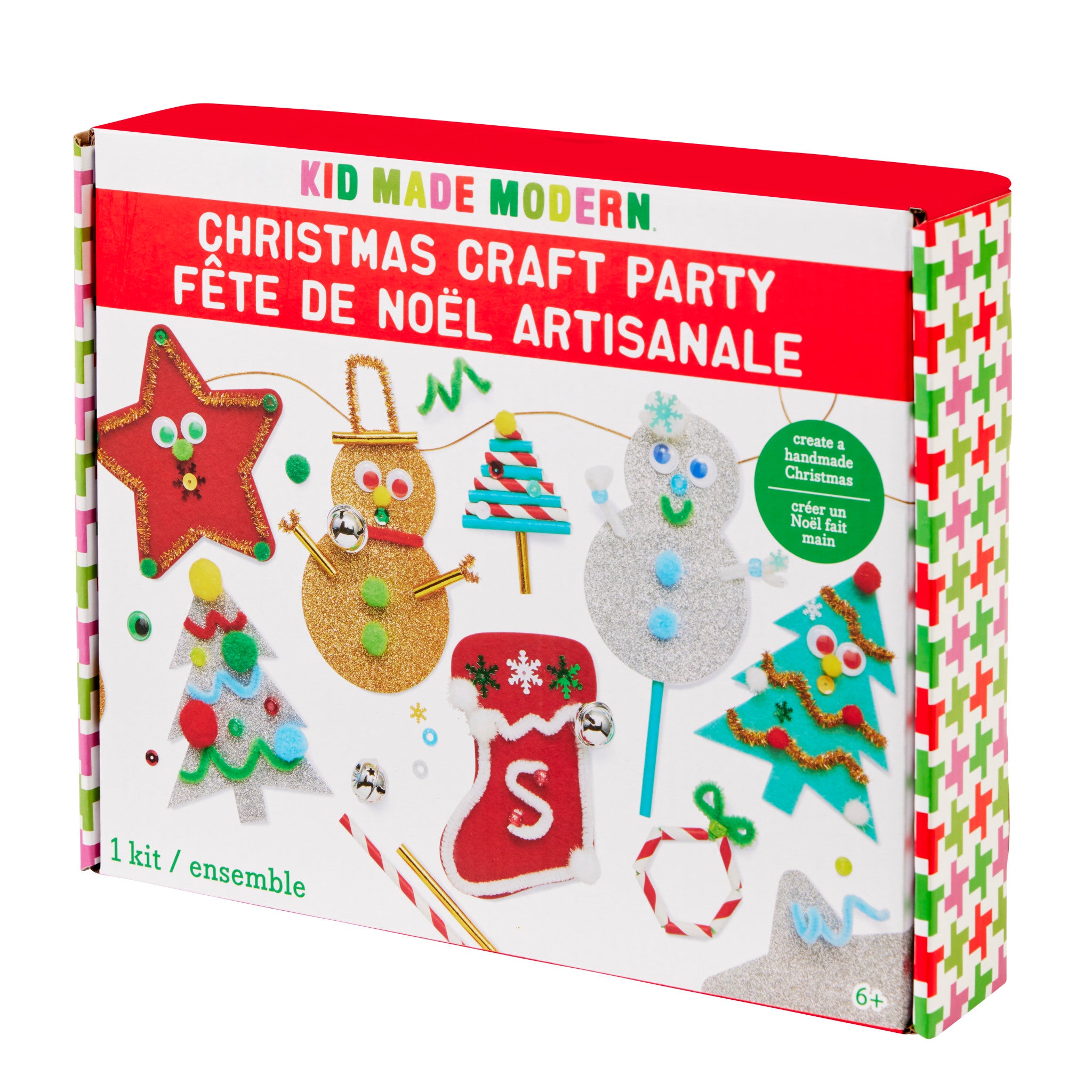 Christmas Crafts for Kids - Kid Made Modern Christmas Craft Kit