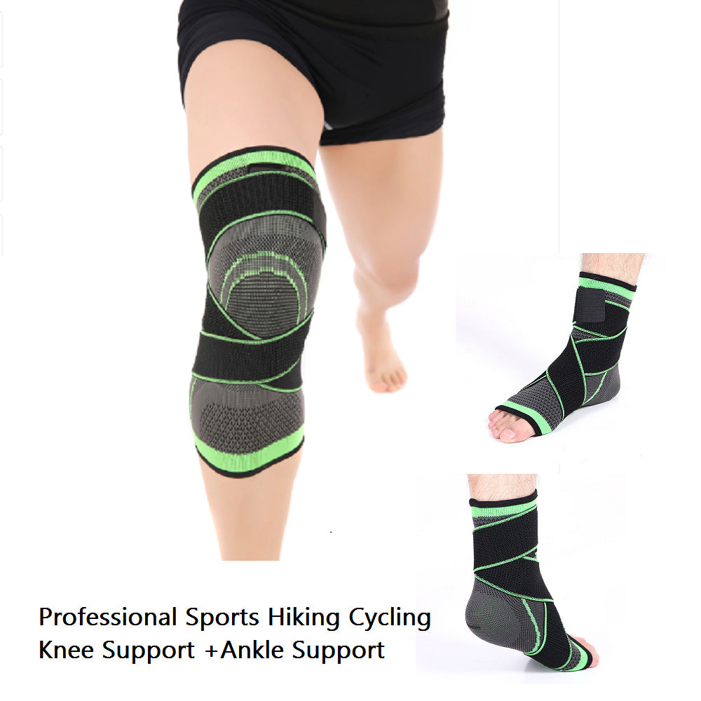 3D Knee and Ankle Support Brace