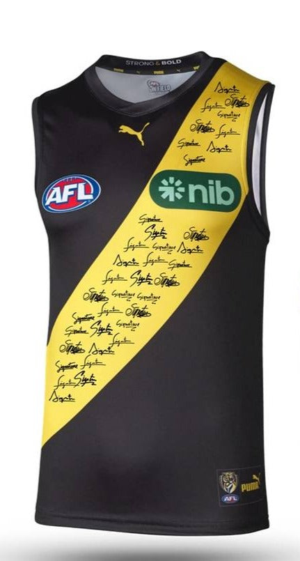 Richmond Tigers 2023 Team Signed Jersey FRAMED – memorabiliawarehouse