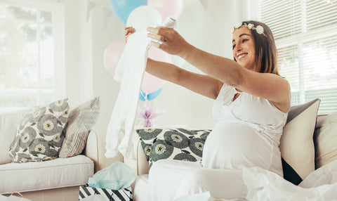 virtual baby shower - maternity clothes