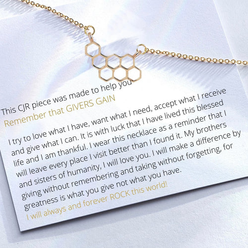 Givers Beehive Necklace